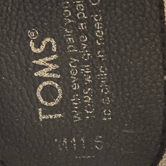 Toms Leather Shoes Size 11,5 Color Black - Picture 4 of 10